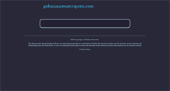 Desktop Screenshot of gobananaswatersports.com